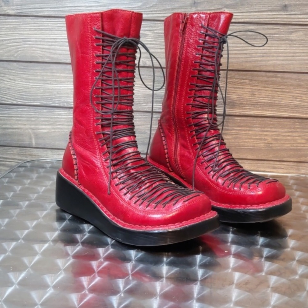 Miz Mooz leather boots size 7